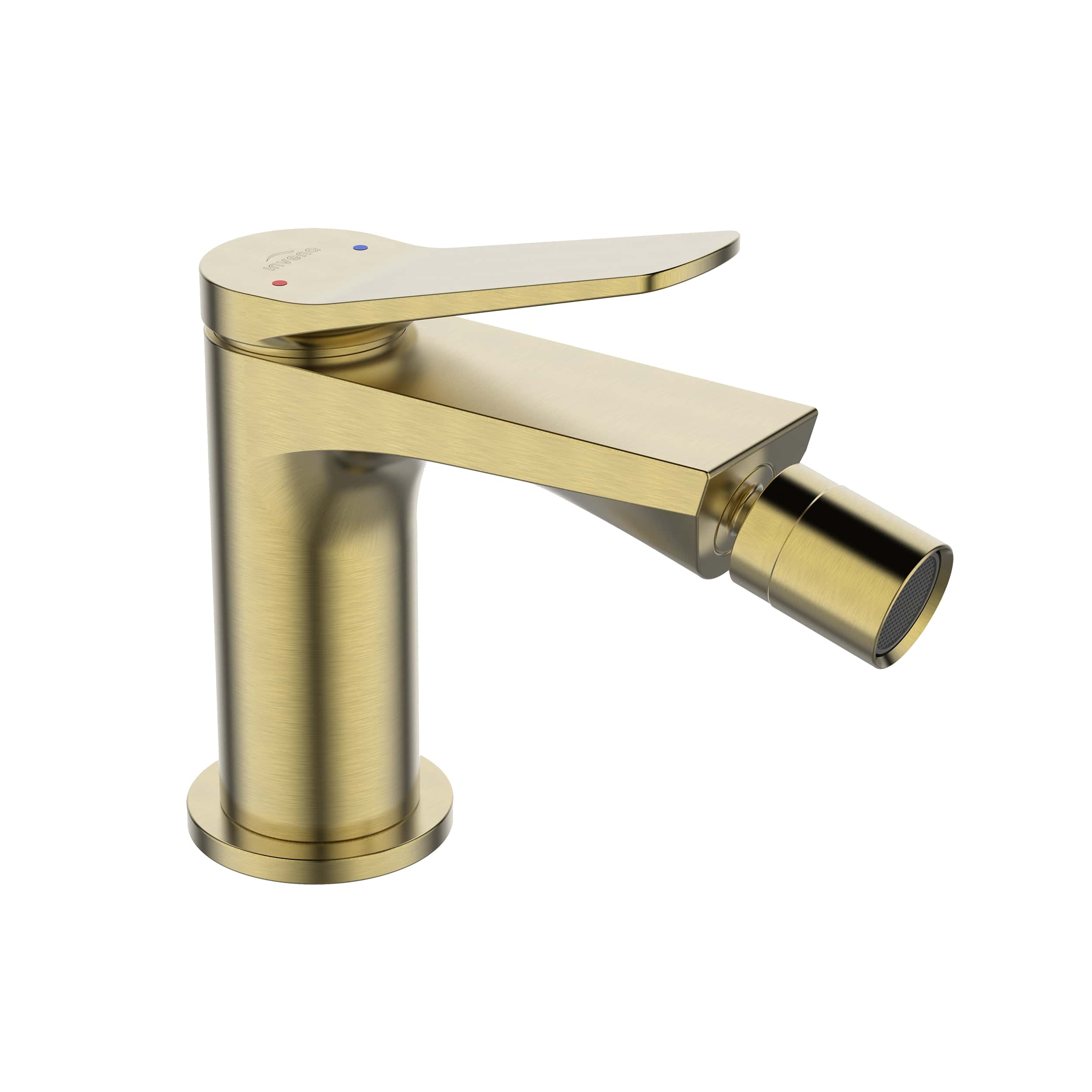 Invena Alonia bateria bidetowa stojąca złota BB-70-009