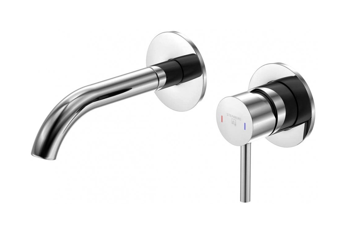 Steinberg 100 bateria umywalkowa podtynkowa chrom 1001801