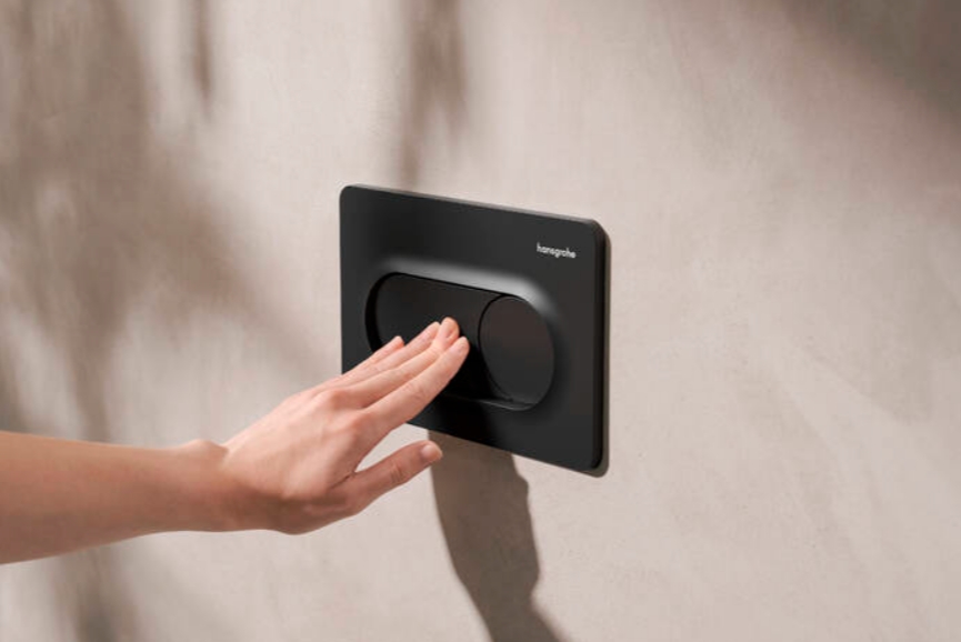 Hansgrohe iFrame Original S przycisk spłukujący do WC czarny 66002670 - Wysyłka w 24h