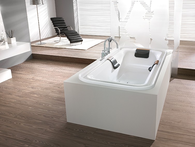 Hoesch Ergo+ wanna prostokątna 207,5x107,5 cm biała 6436.010305