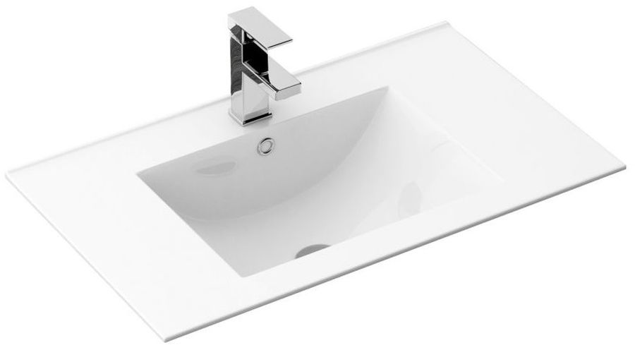 Rea Dafne umywalka 61x46 cm wpuszczana prostokątna biała REA-U0786