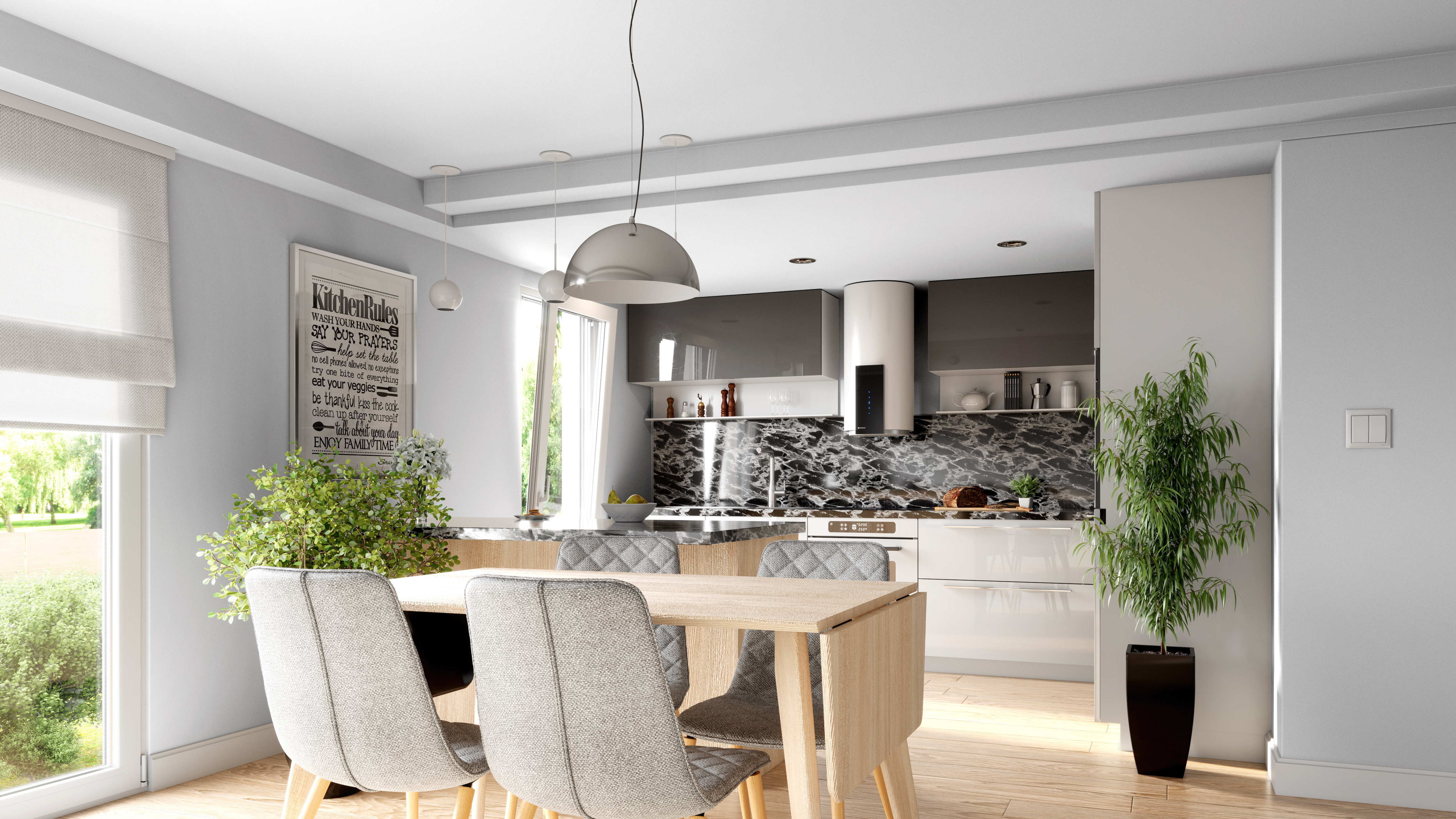 Globalo Design Roxano okap kuchenny 50 cm ścienny biały ROXANO_39_1_WHITE