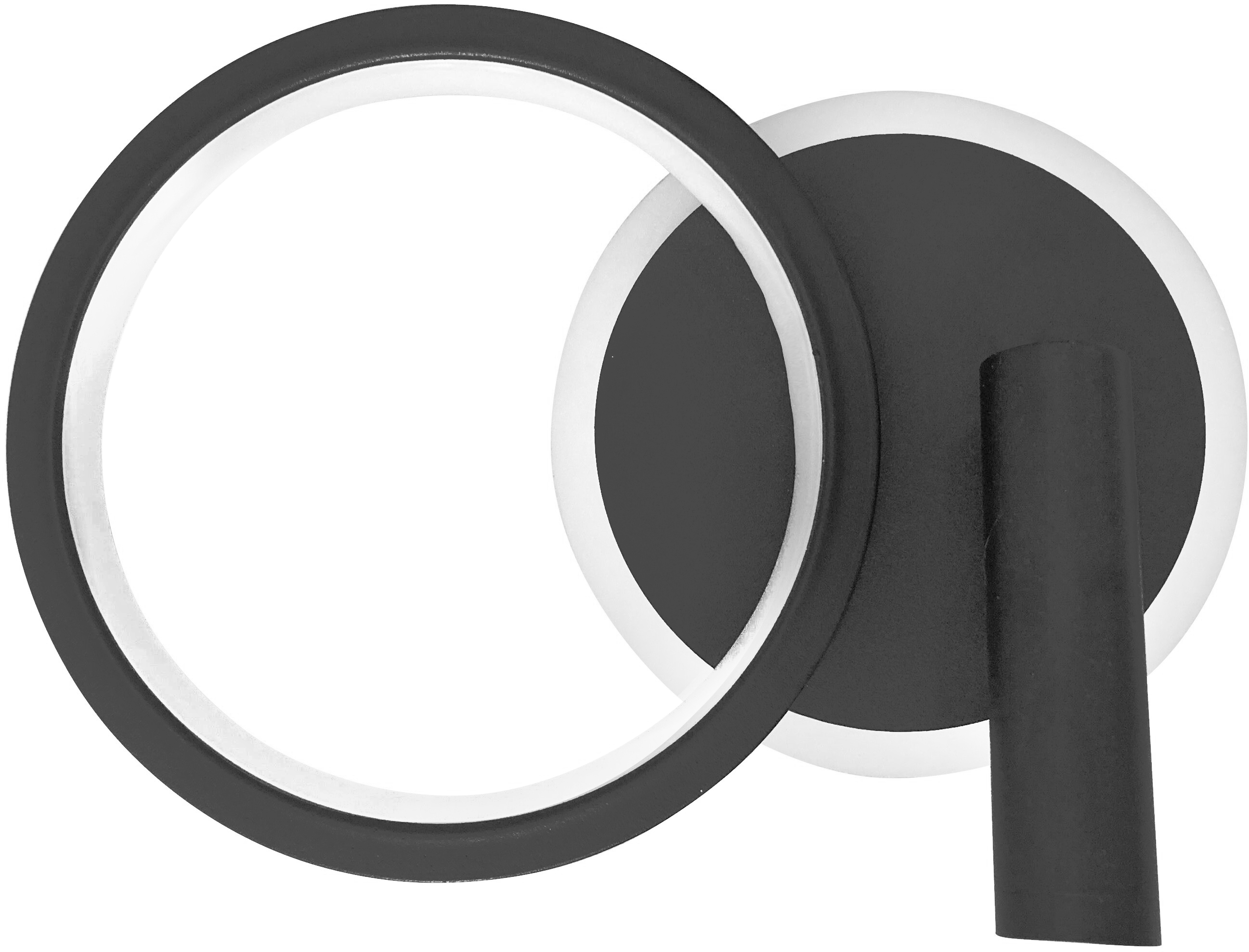 Candellux Monet kinkiet 1x18 W biały-czarny 22-35660