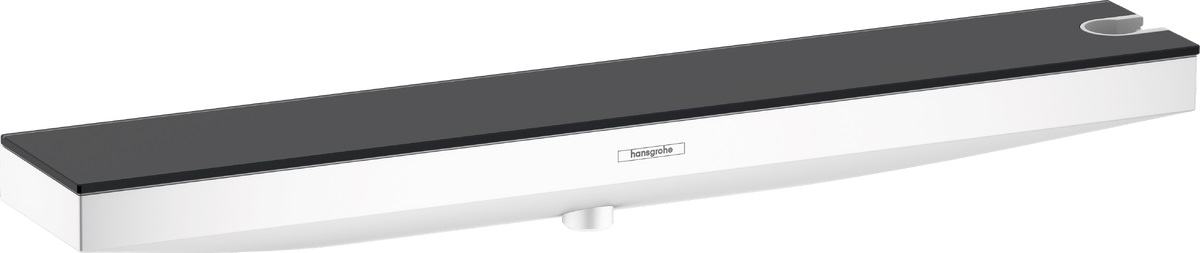 Hansgrohe Rainfinity Fixfit Porter 500 przyłącze węża prysznicowego z uchwytem i półką biały mat/szkło lustrzane 26858700