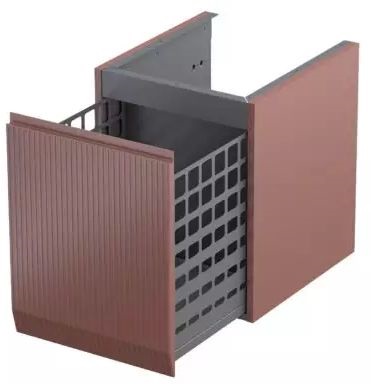 Oristo Brylant szafka 40x45,5x50 cm boczna wisząca ceglana OR36-SN1S-40-19R