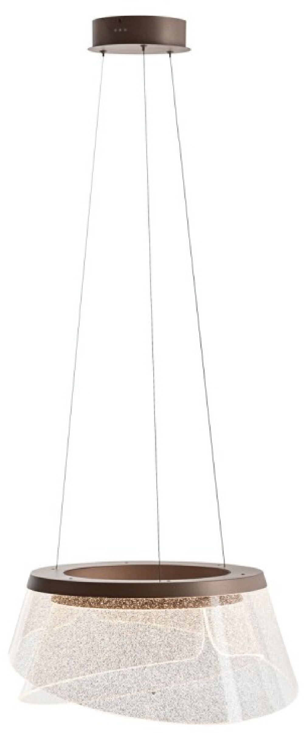 Italux Foren lampa wisząca 1x47 W brązowa PND-59178-47W-3K