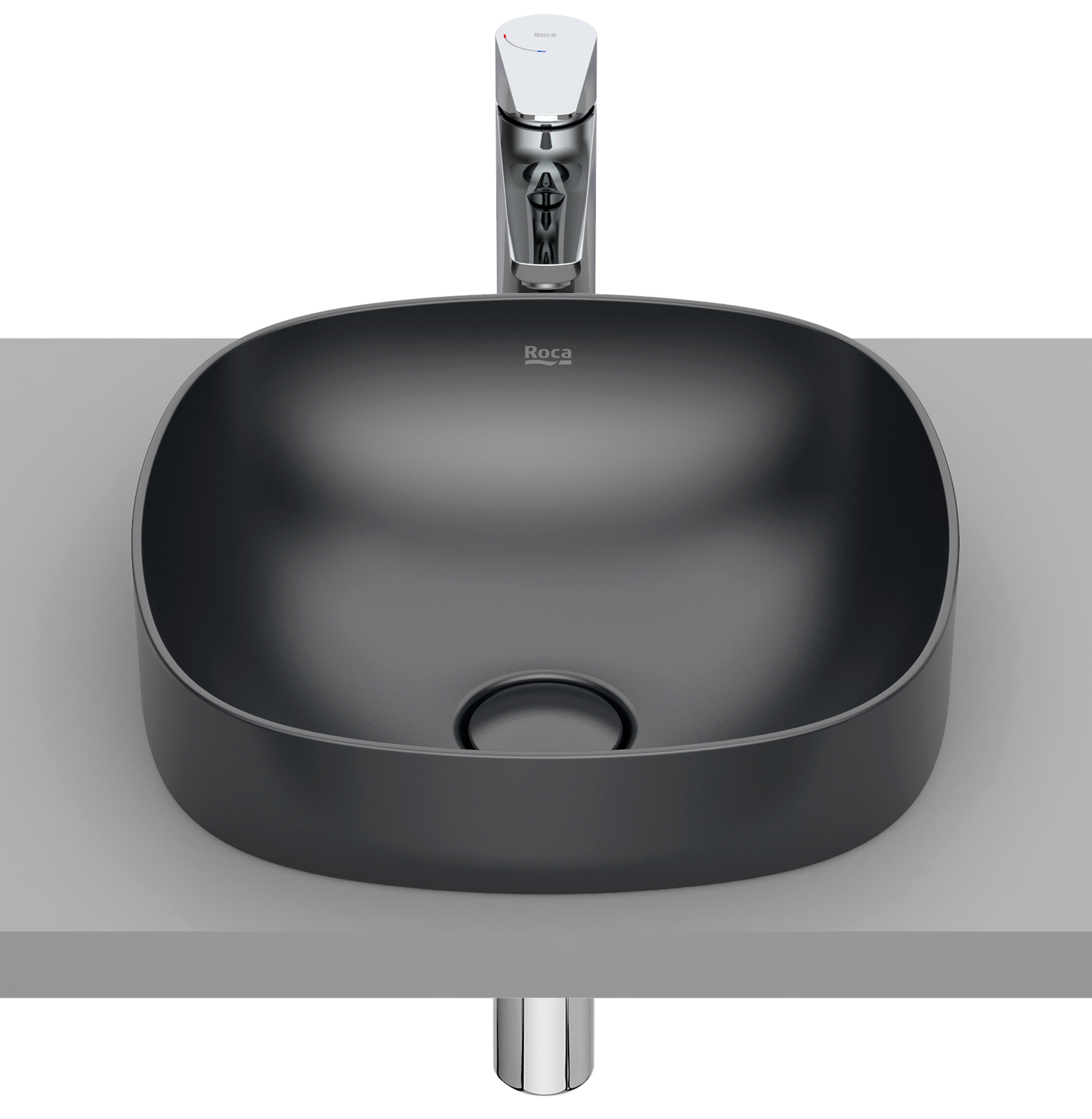 Roca Inspira umywalka 37x37 cm kwadratowa wpuszczana A32750R640