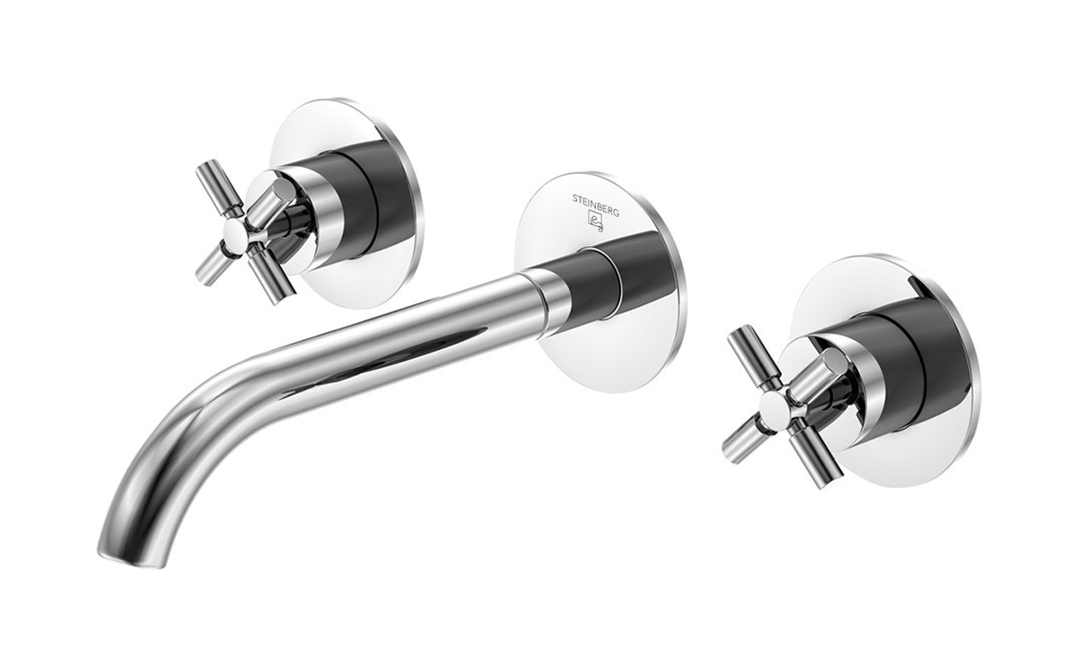 Steinberg 250 bateria umywalkowa 3-otworowa podtynkowa chrom 2501916