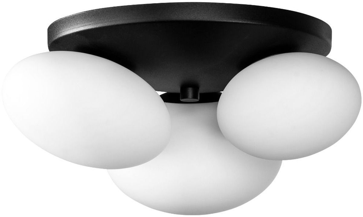 Zuma Line Omi lampa podsufitowa 3x5 W czarna 1190