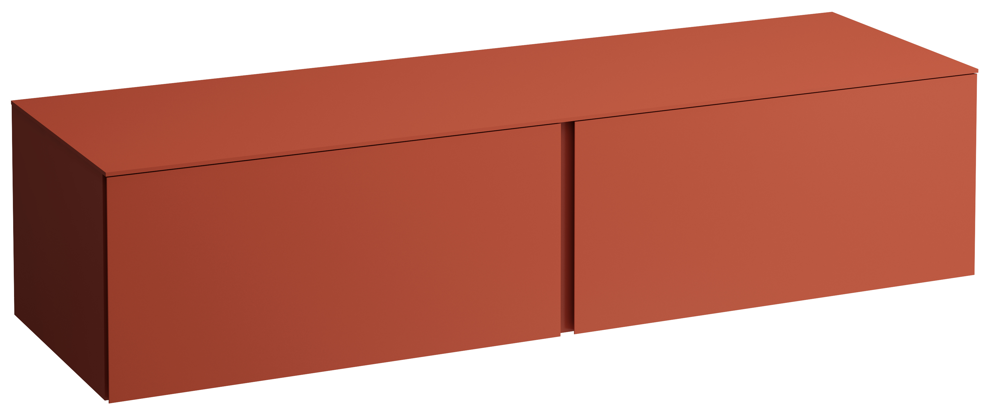 Laufen Il Bagno Alessi szafka 160 cm podumywalkowa wisząca z blatem terakota H4303300972691