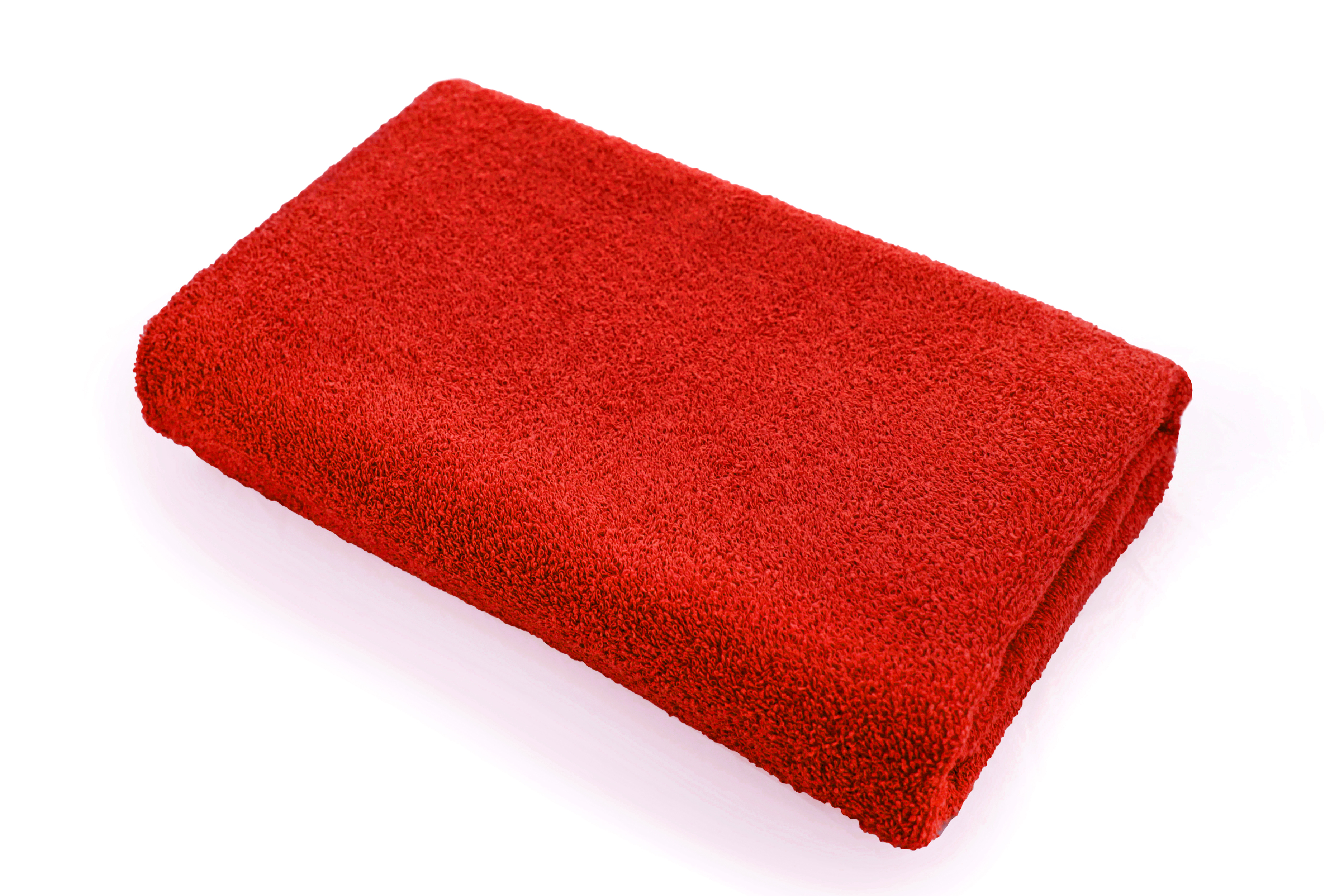 Texpol Gładki ręcznik łazienkowy 70x140 cm bawełna 500 g czerwony