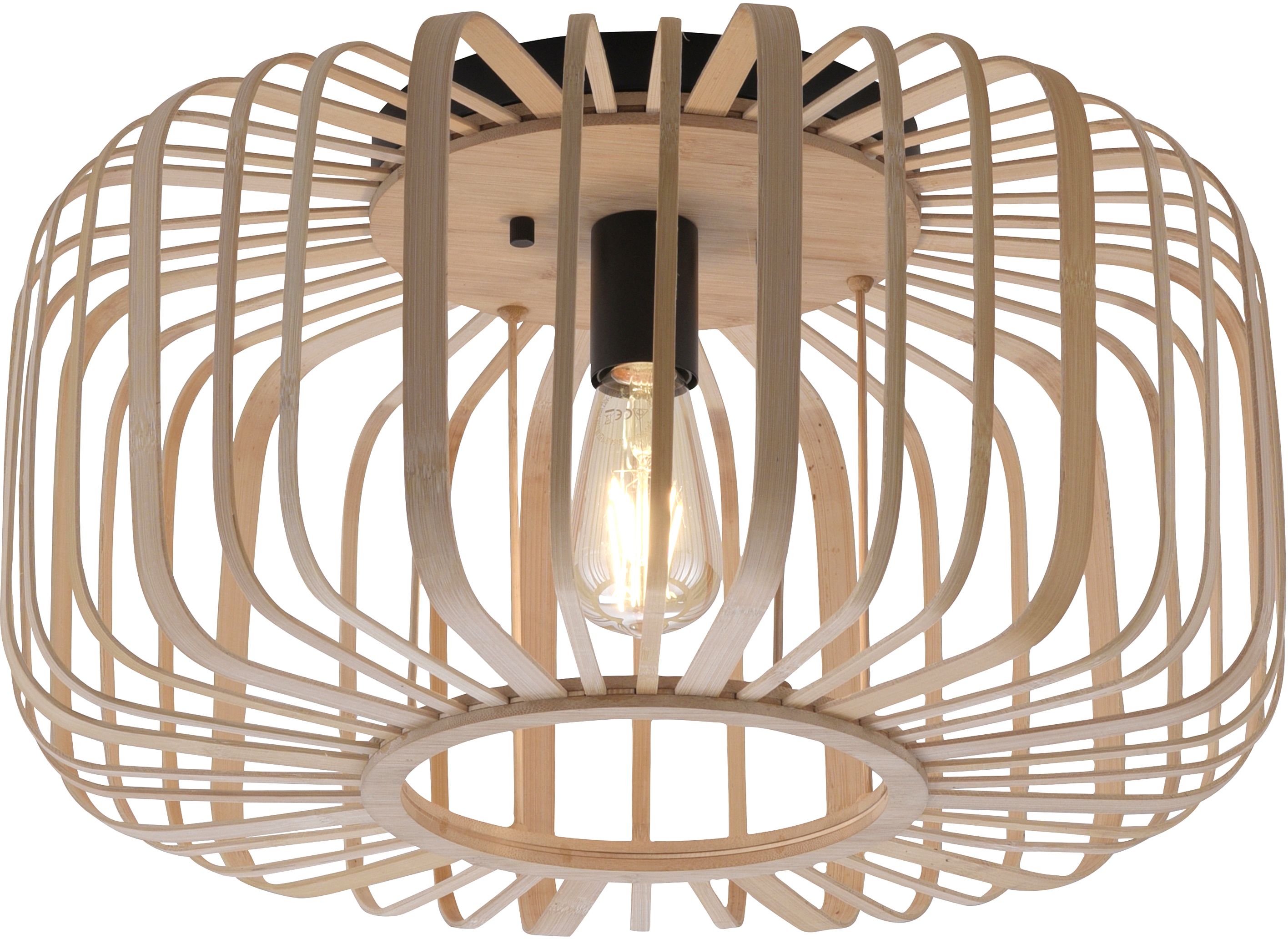 Just Light Racoon lampa podsufitowa 1x40W drewno 11413-79