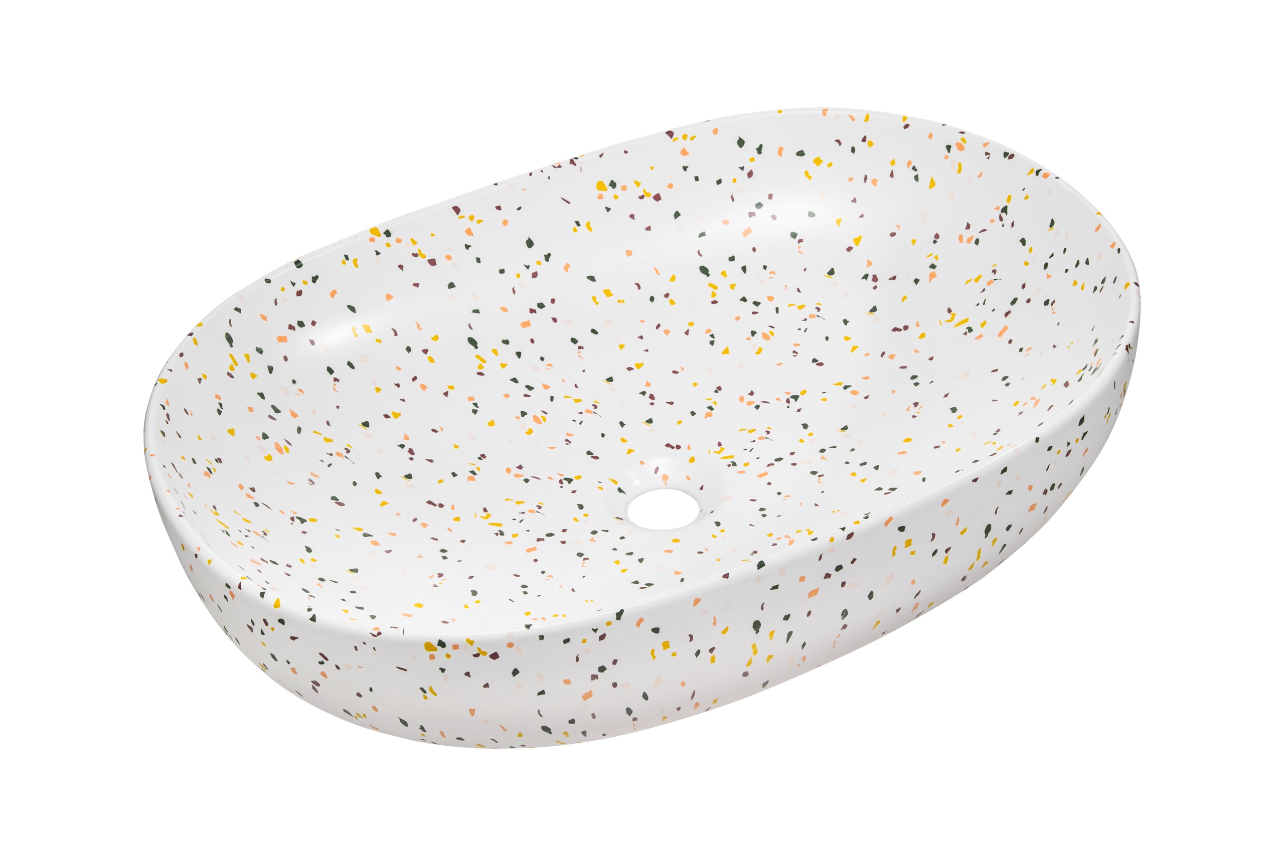 Comad Lili umywalka 60x41,5 cm prostokątna nablatowa biała UN-LILI-MW21