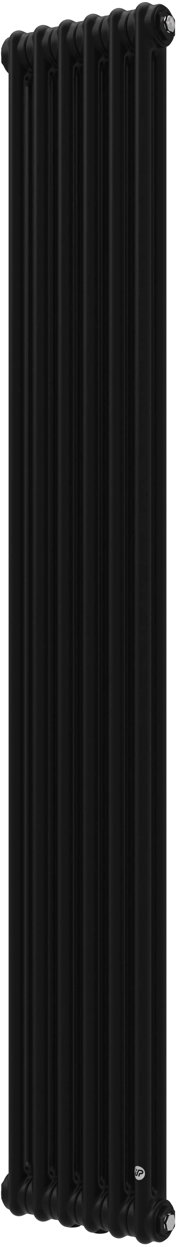 Instal Projekt Tubus 2 grzejnik pokojowy 179,3x29 cm podłączenie dolne czarny TUB2-180/06D50C75