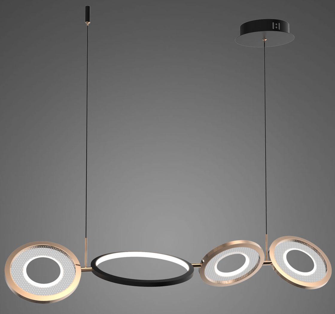 Altavola Design Seppia lampa wisząca 35W czarny/złoty LA115/P_98_3k_black_gold