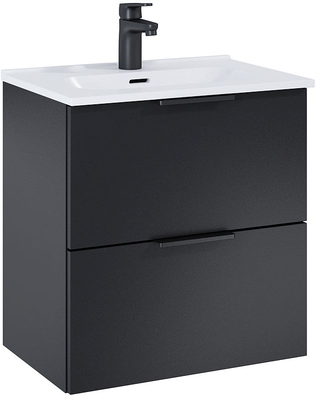 Elita Street Plus umywalka z szafką 51,3 cm black matt RE020500107160 - Wysyłka w 24h