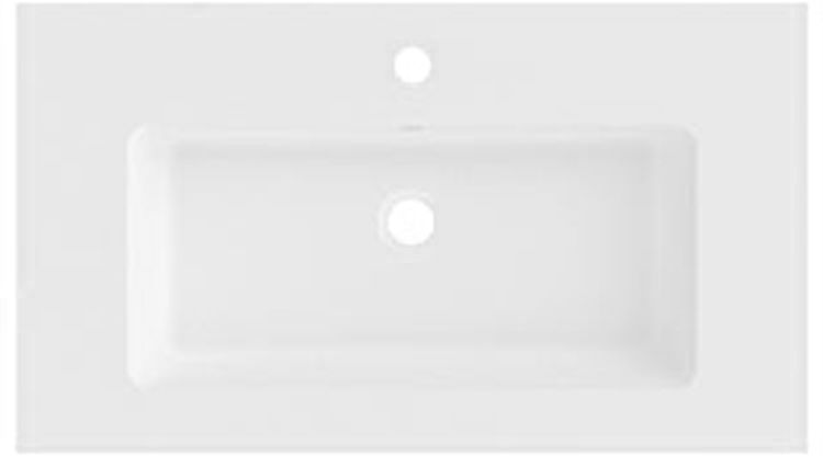 Riho Spring Dew umywalka 80x46 cm meblowa prostokątna biały mat W003002105