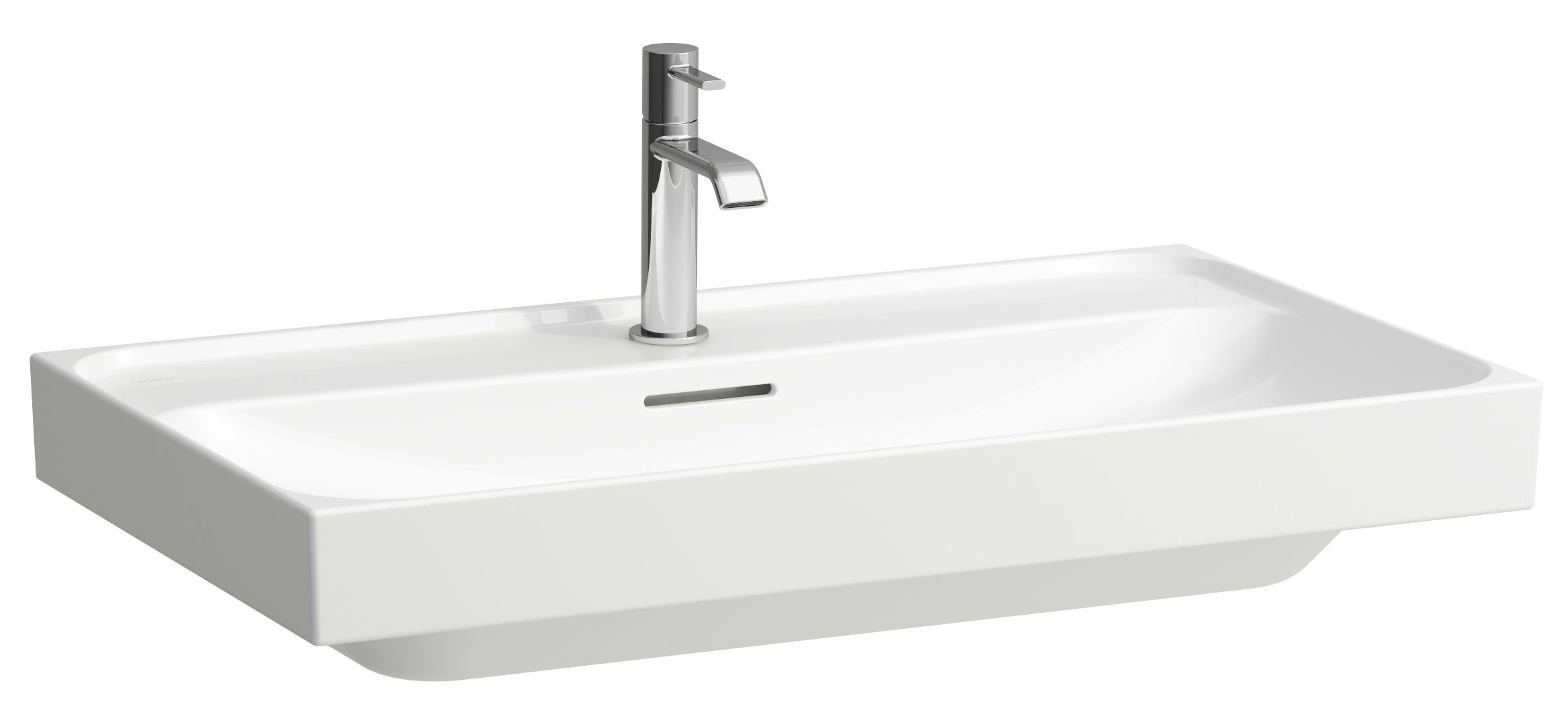 Laufen Meda umywalka 80x46 cm prostokątna ścienna biała H8161174001091