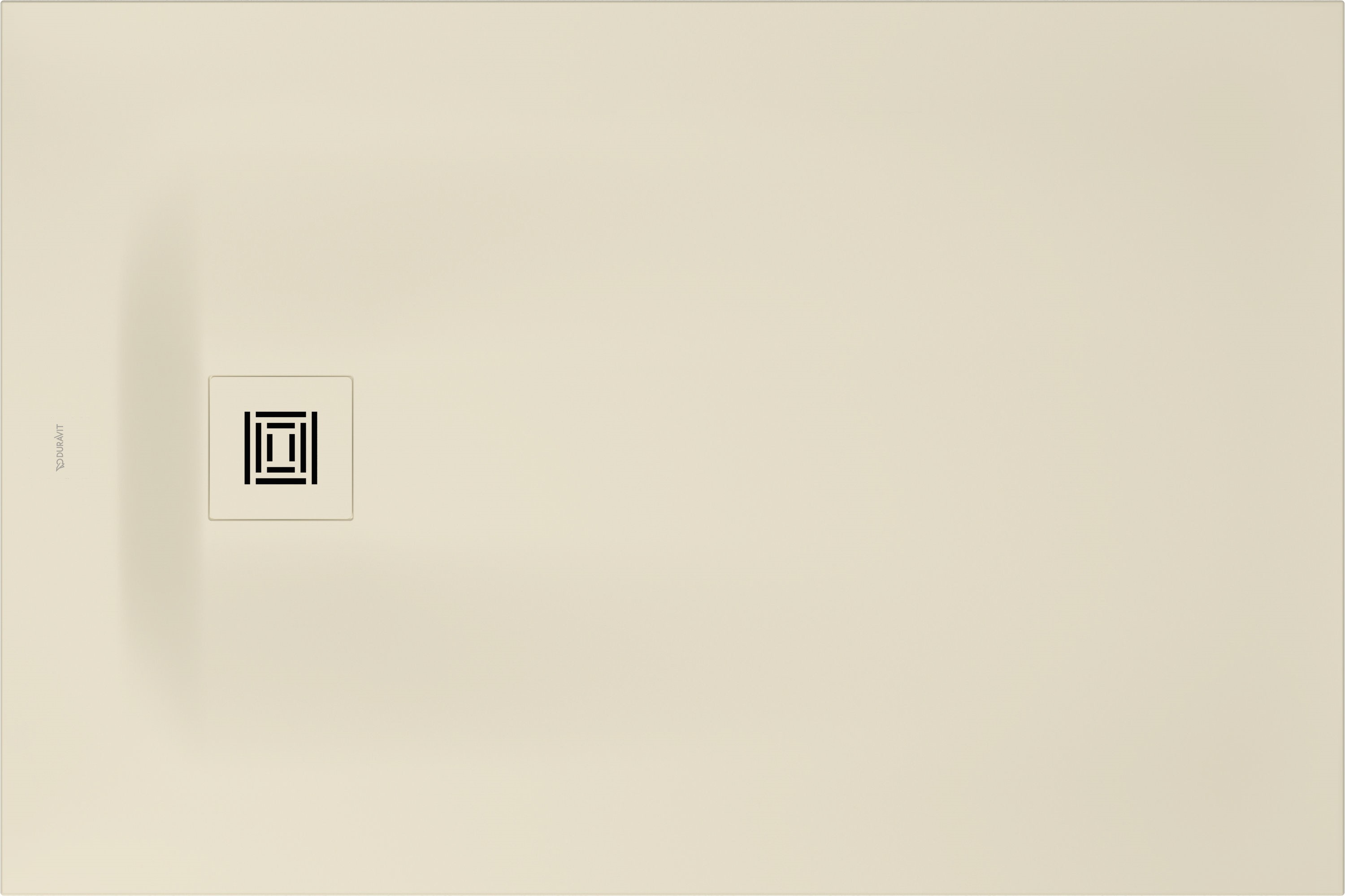 Duravit Sustano brodzik prostokątny 120x80 cm kremowy mat 720276620000000