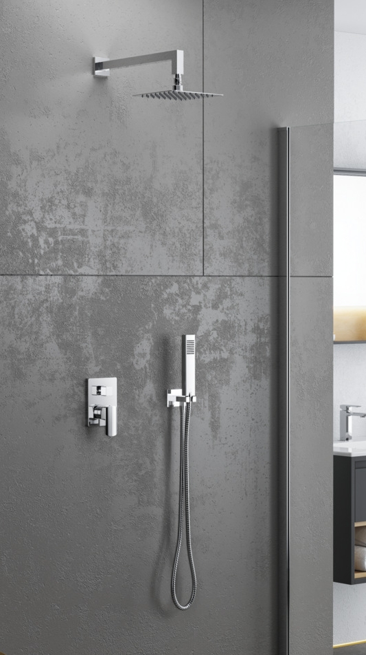 Excellent Pride zestaw prysznicowy podtynkowy chrom AREX.SET.4045CR