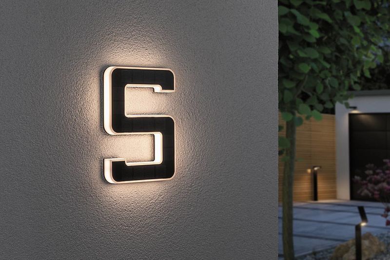 Paulmann Outdoor Solar kinkiet solarny 1x0,2 W czarny 79846