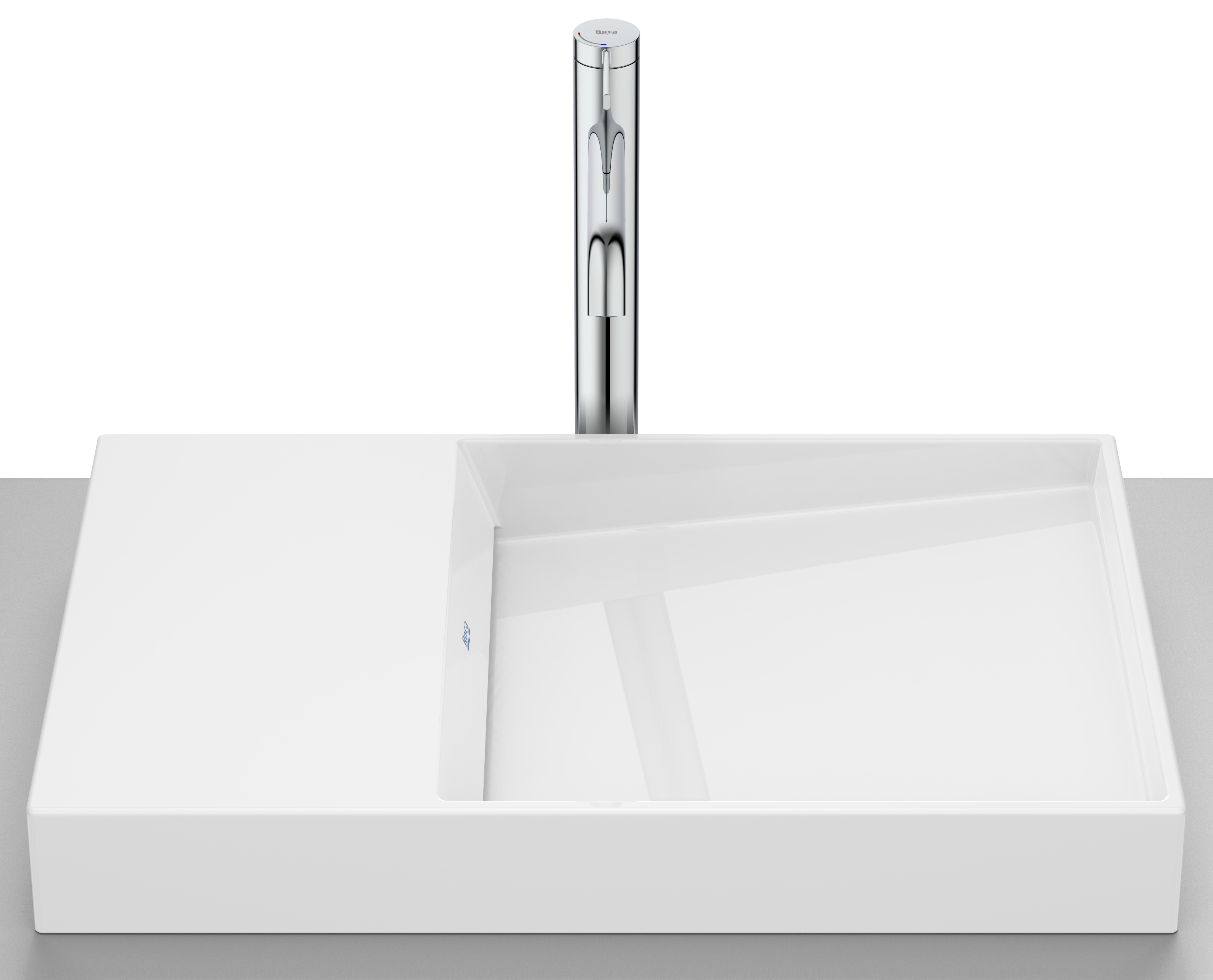 Roca Horizon umywalka 60x38 cm nablatowa biała A32727900B - Wysyłka w 24h