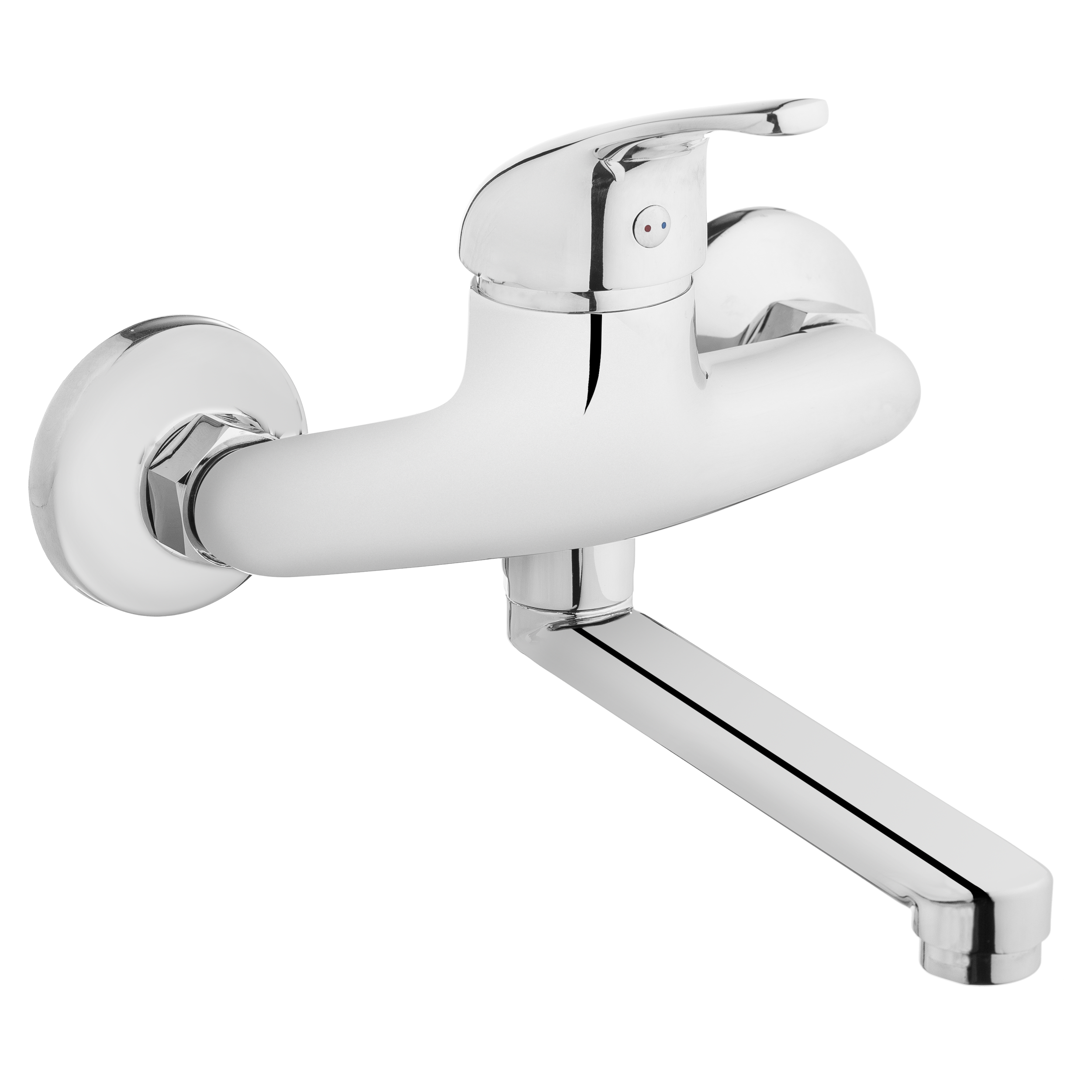 Invena Perea bateria umywalkowa ścienna chrom BC-05-K01