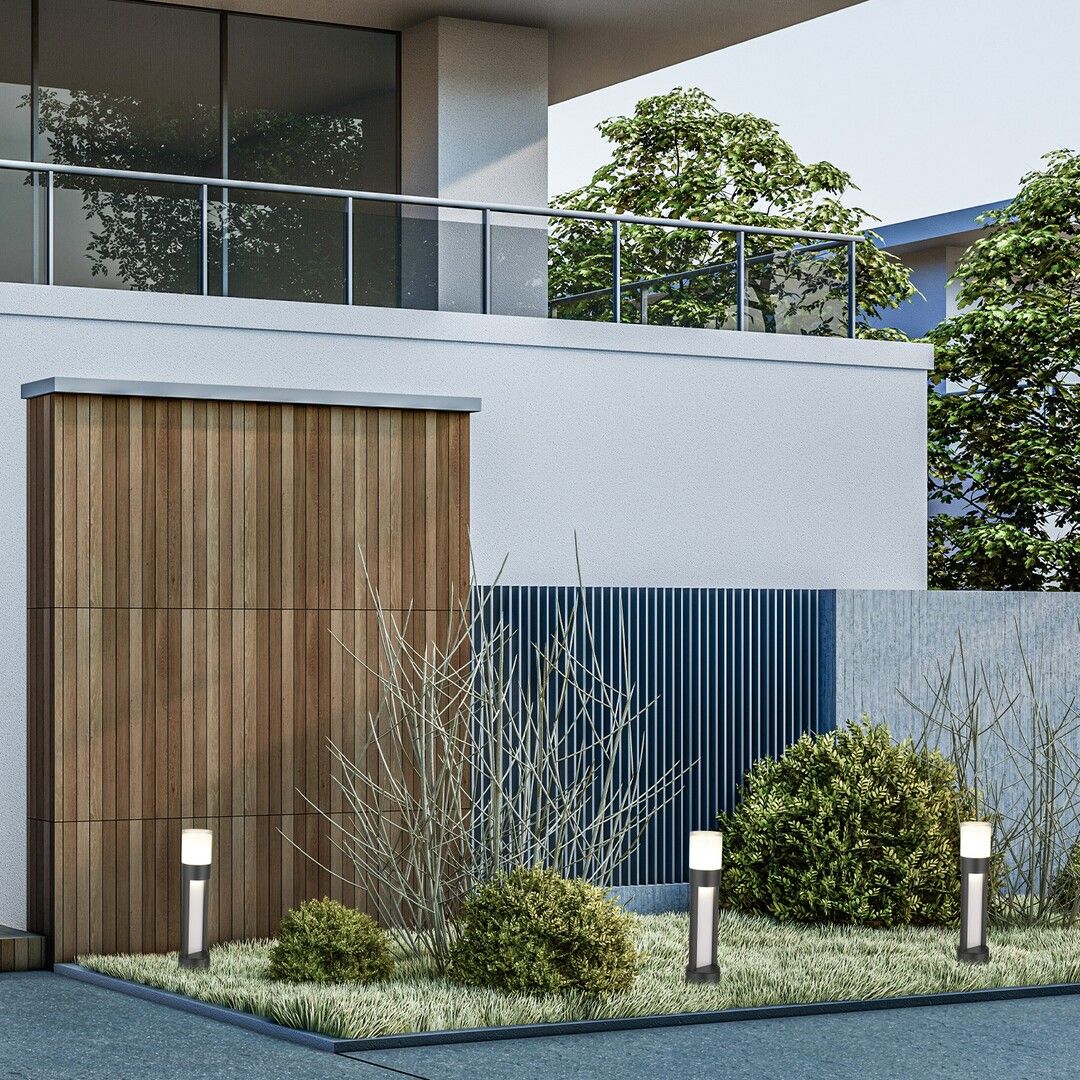 Rabalux Leitha lampa stojąca zewnętrzna 1x12 W czarna 77131