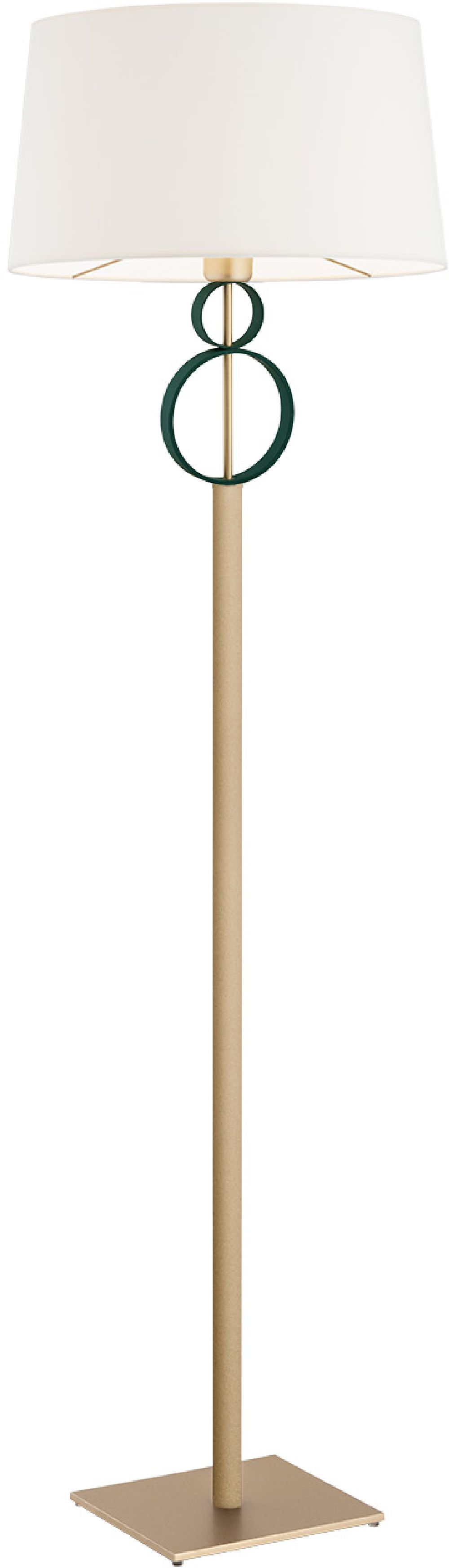 Argon Perseo lampa stojąca 1x15W biały/zielony/złoty 8375