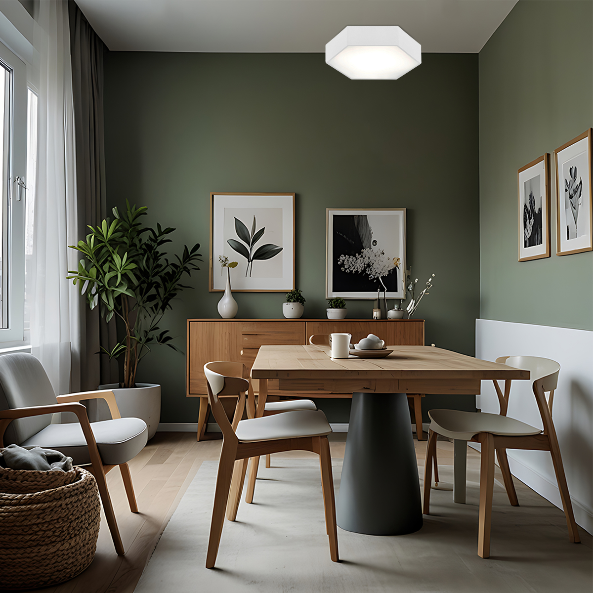 Argon Arizona plafon 1x22,5W biały 3827