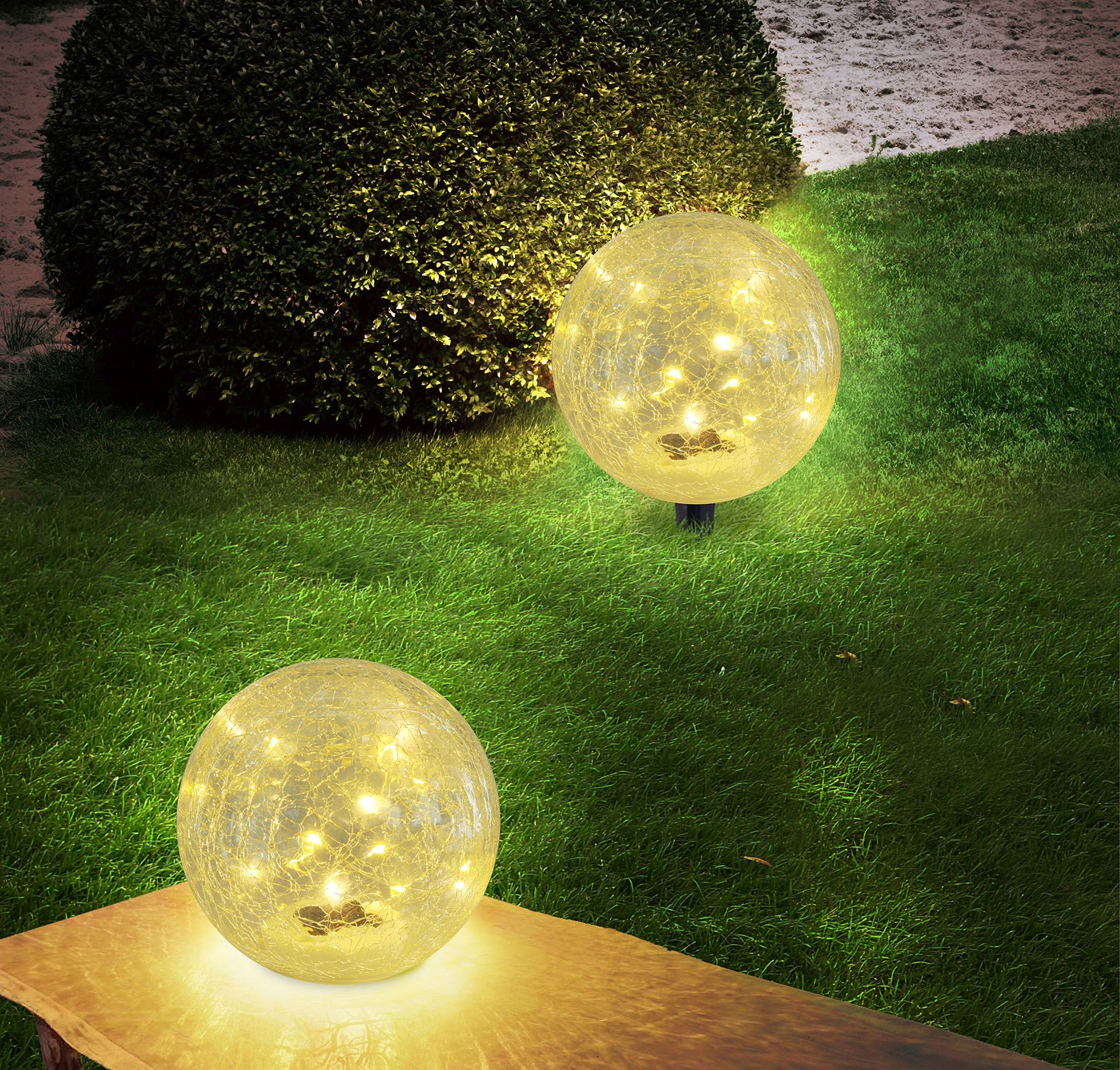 Globo Lighting Solar lampa gruntowa 1x0,06 W czarny-przezroczysta 33288