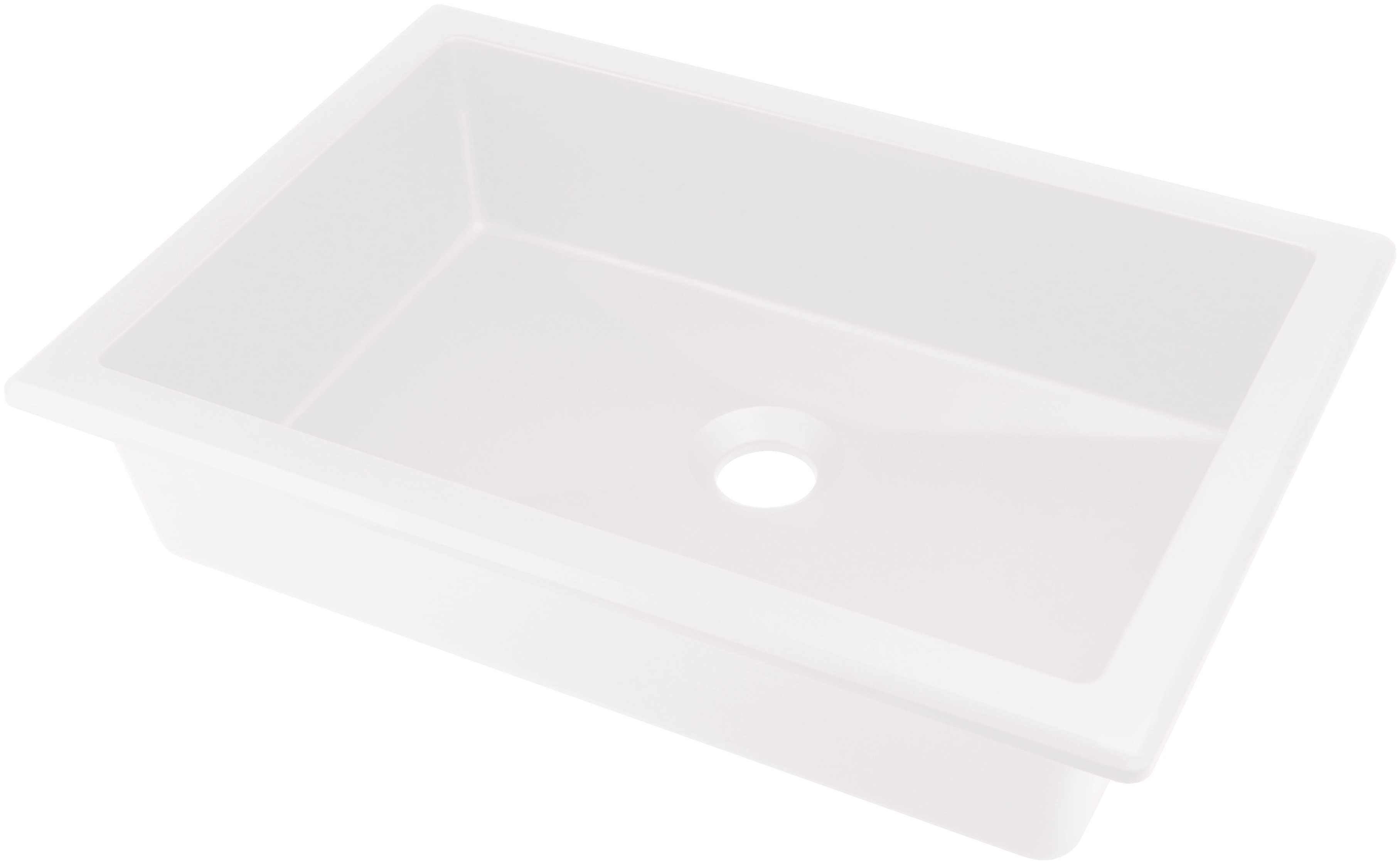 Deante Correo umywalka 50x35 cm prostokątna wpuszczana-podblatowa biała CQR_AU5U - Wysyłka w 24h