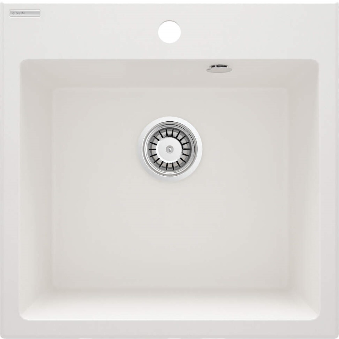 Deante Evora zlewozmywak granitowy 50x50 cm biały ZQJ_A103 - Wysyłka w 24h
