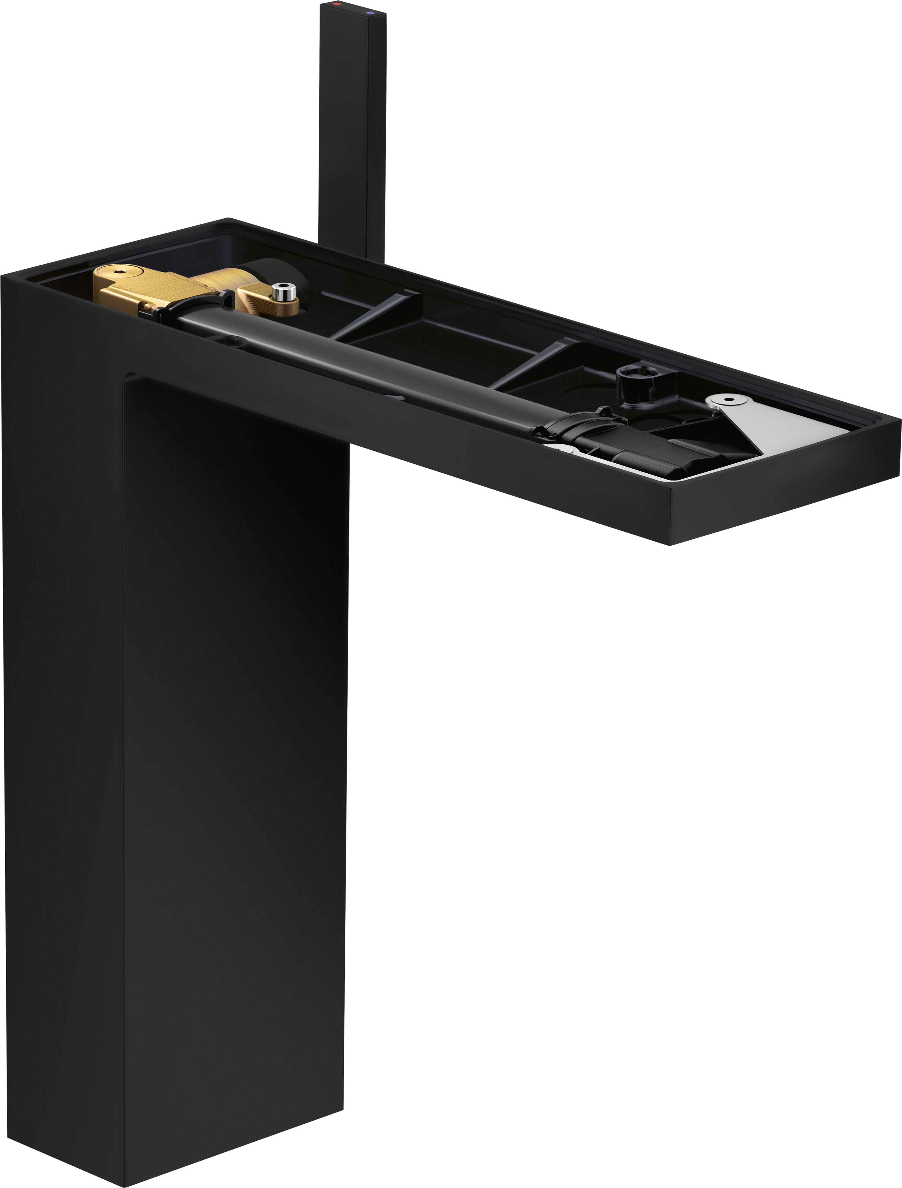 Axor MyEdition EcoSmart bateria umywalkowa stojąca czarny mat 47022670