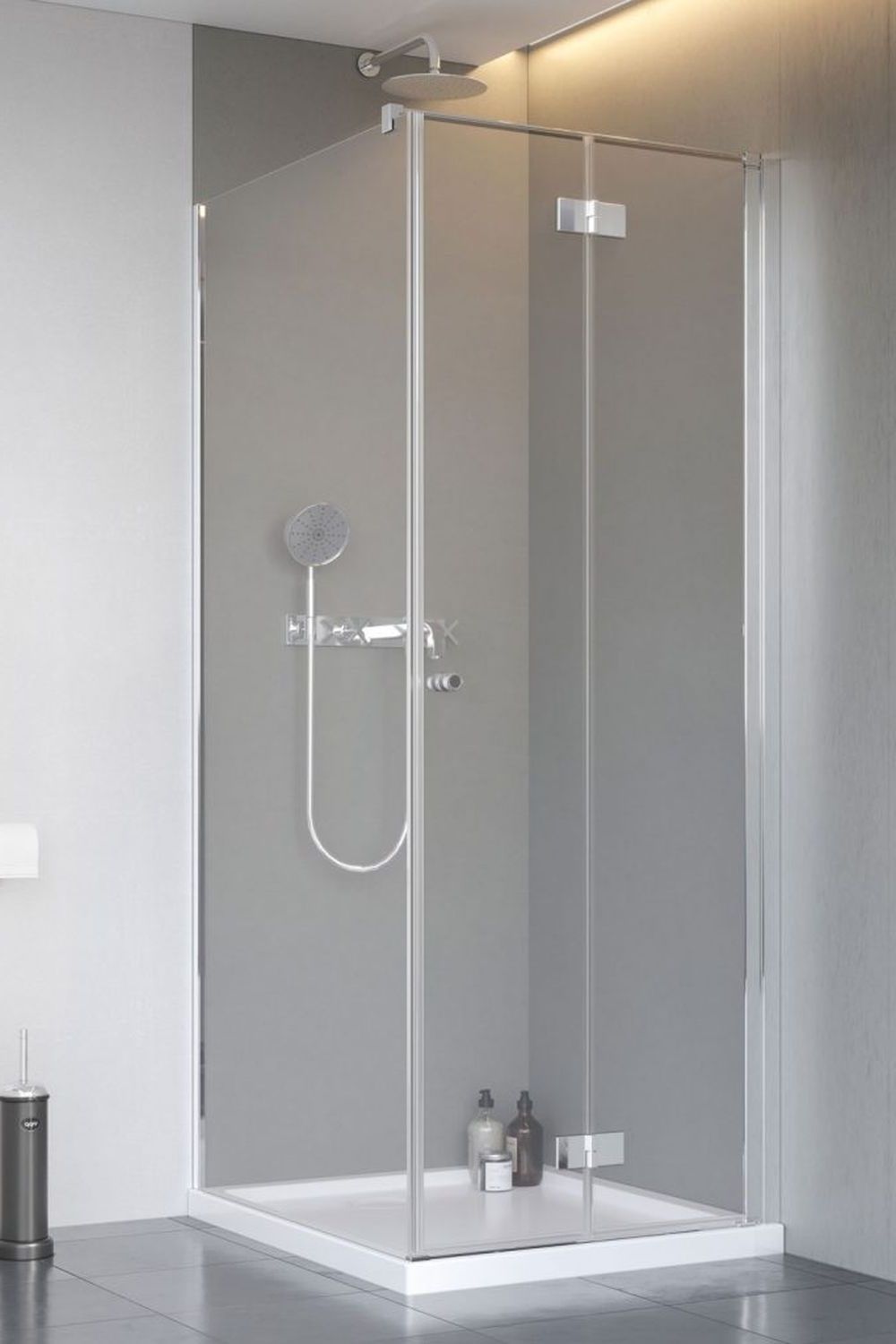 Radaway Nes 8 KDJ B drzwi prysznicowe 90 cm prawe chrom/szkło przezroczyste 10075090-01-01R