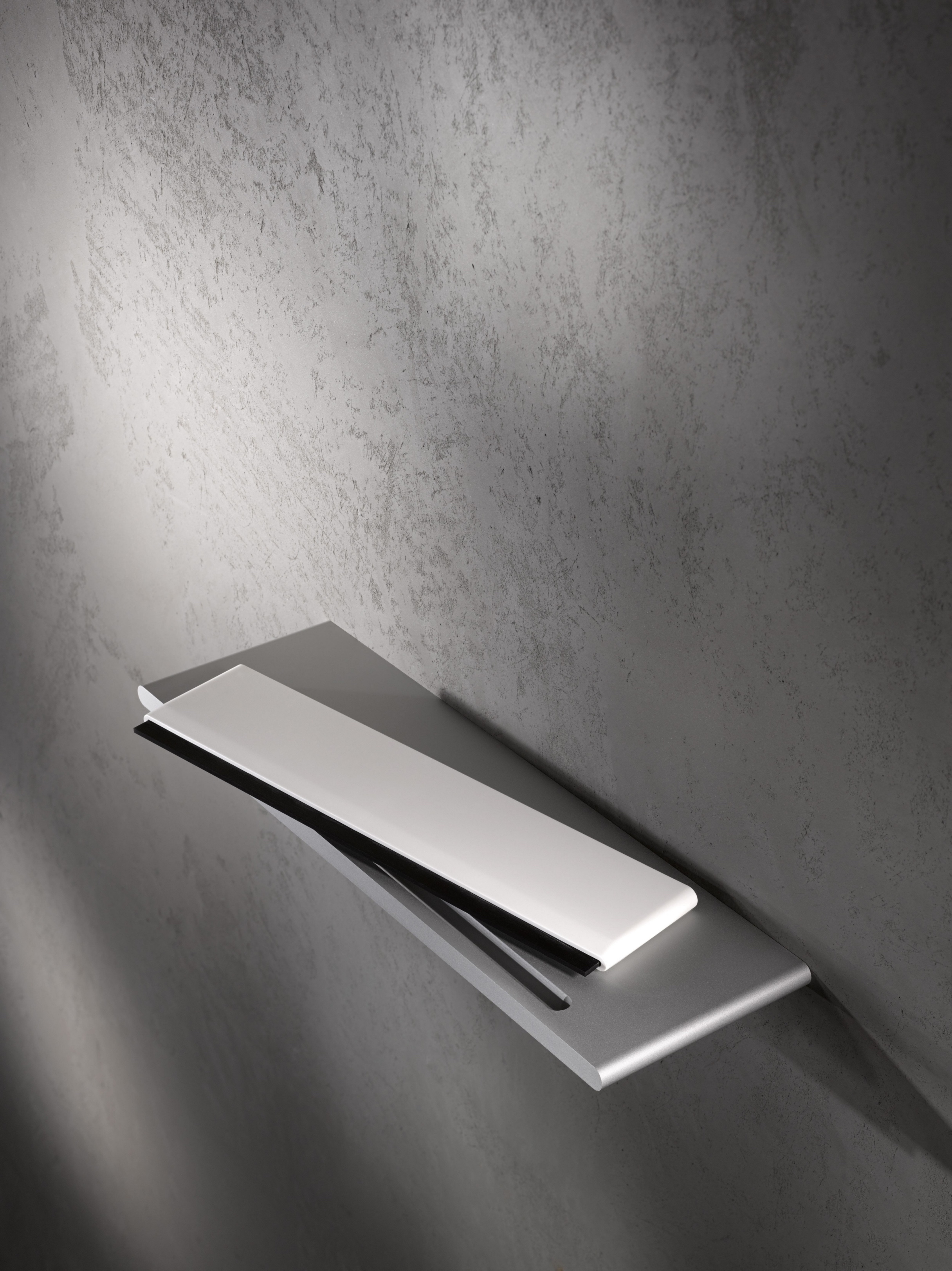 Keuco Edition 400 półka prysznicowa ze ściągaczką aluminium eloksalowane/biały 11559170000