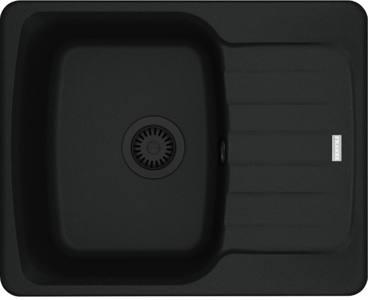 Franke Antea zlewozmywak granitowy 62x50 cm czarny 114.0693.553