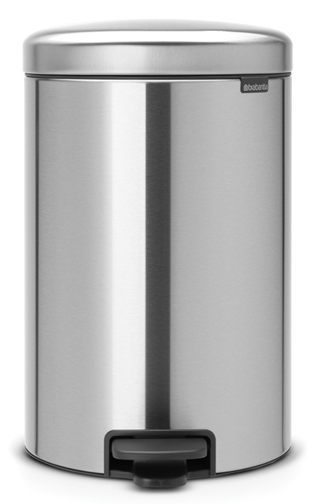 Brabantia NewIcon kosz na śmieci 20 l pedałowy stal mat 114021