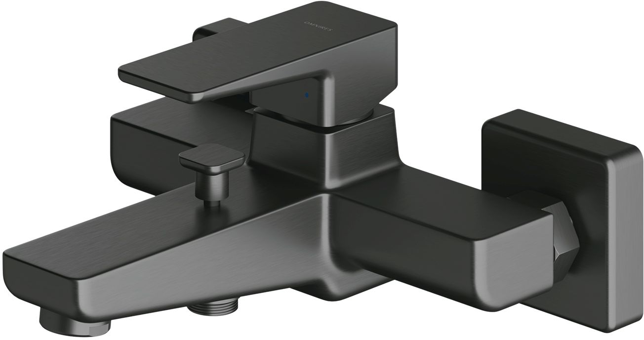 Omnires Parma bateria wannowo-prysznicowa ścienna grafit PM7430GR - Wysyłka w 24h