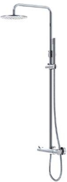 Steinberg 100 zestaw prysznicowy ścienny termostatyczny z deszczownicą chrom 1002721