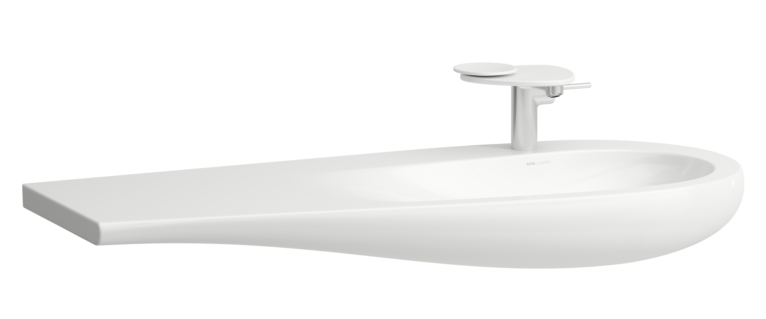 Laufen Il Bagno Alessi umywalka 120x50 cm ścienna biała H8149747571041
