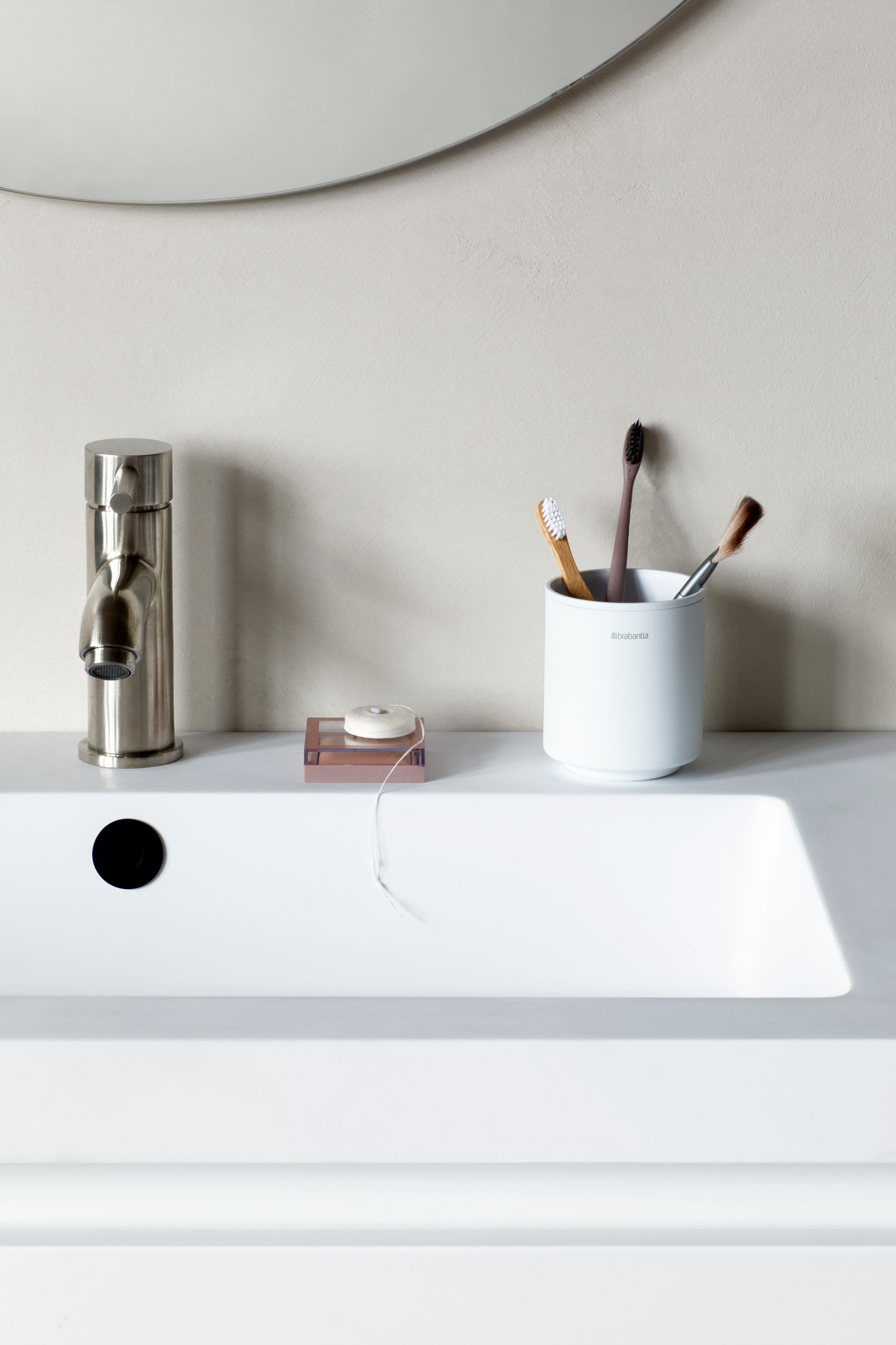 Brabantia MindSet kubek do mycia zębów biały 303265