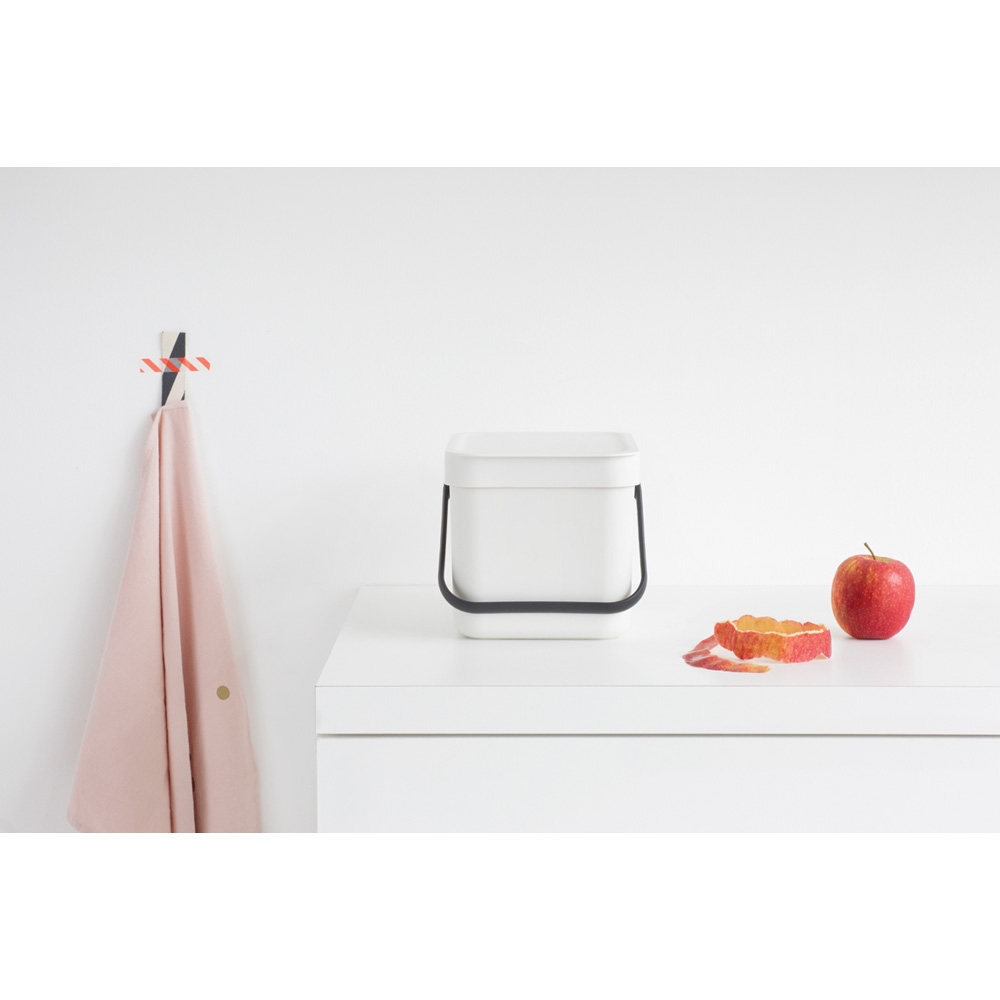 Brabantia Sort & Go kosz na śmieci 6 l biały 109706 - Wysyłka w 24h