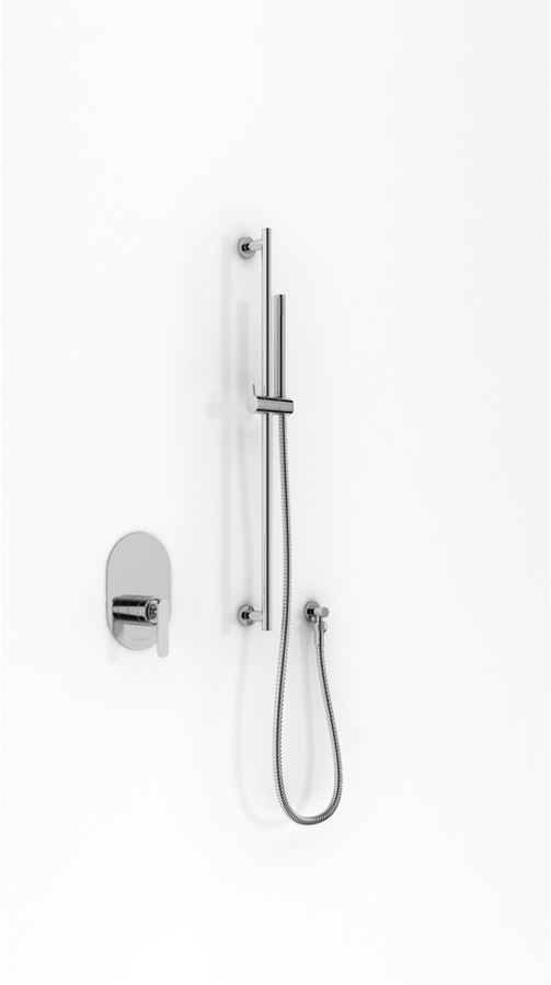 Kohlman Boxine zestaw prysznicowy podtynkowy chrom QW220BSP4