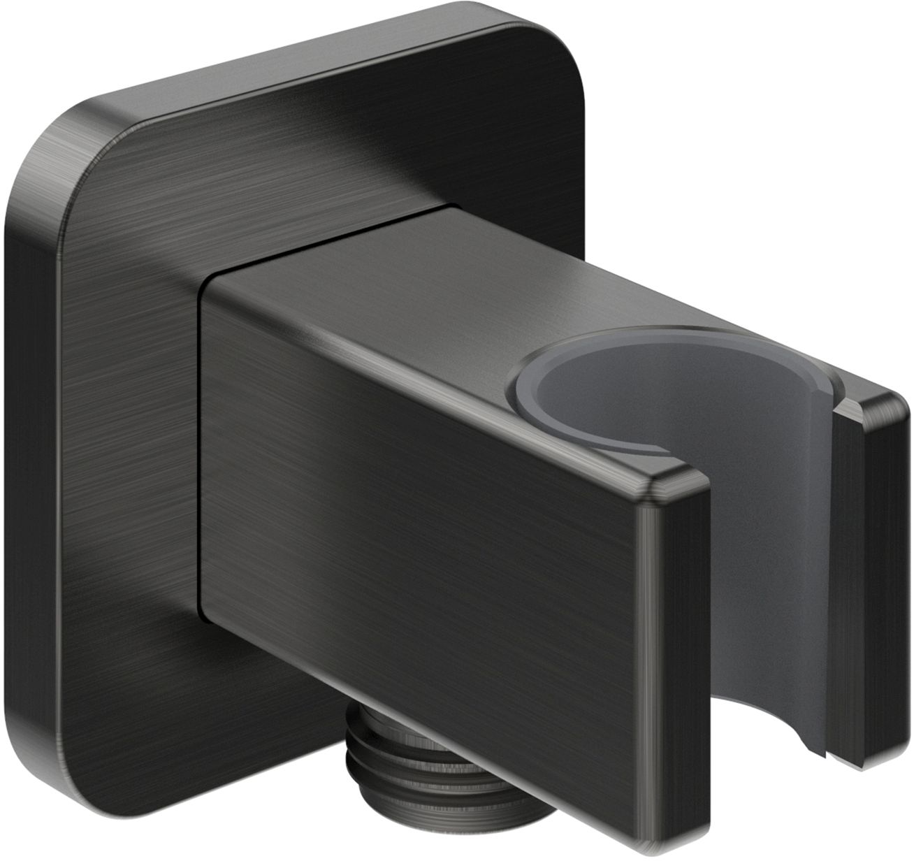 Omnires przyłącze kątowe z uchwytem grafit 8815GR