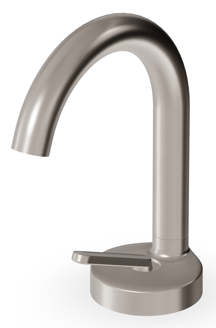 Zucchetti Isy bateria umywalkowa stojąca nikiel ZIS1401.C3