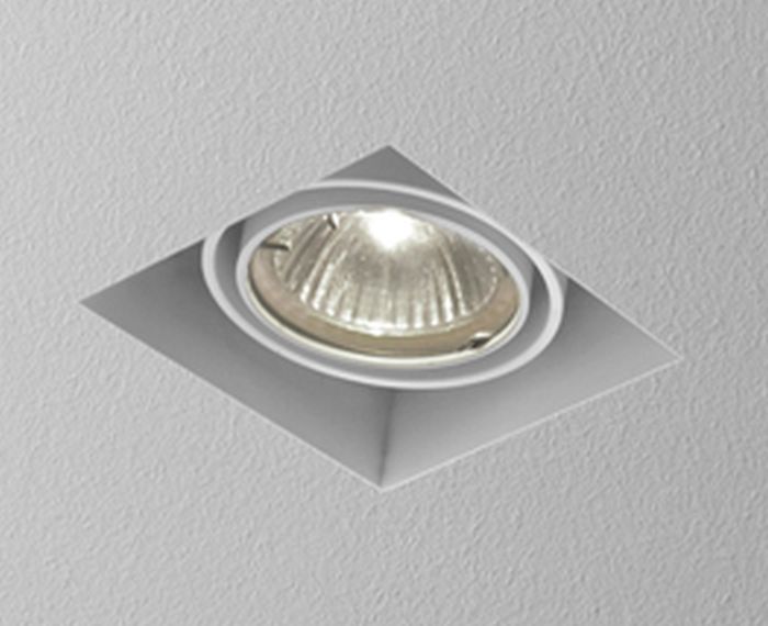 Aqform Squares lampa do zabudowy 1x50W biała struktura 37011-0000-U8-PH-13