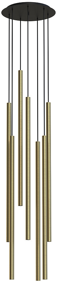 Nowodvorski Lighting Laser lampa wisząca 7x10 W mosiądz 7668