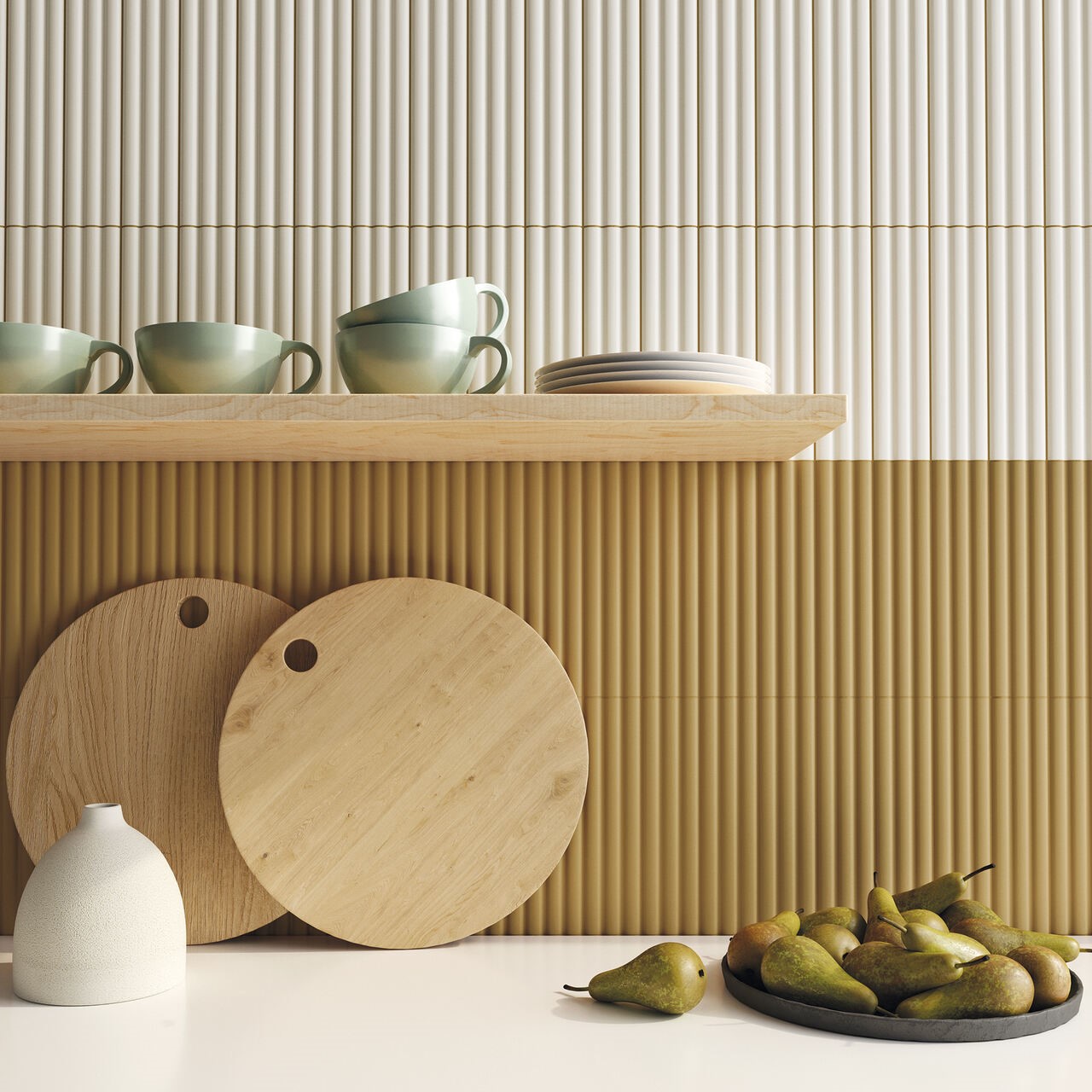 Cil Decor Match dekor ścienny 25x6,25 cm Curved Dijon Matt