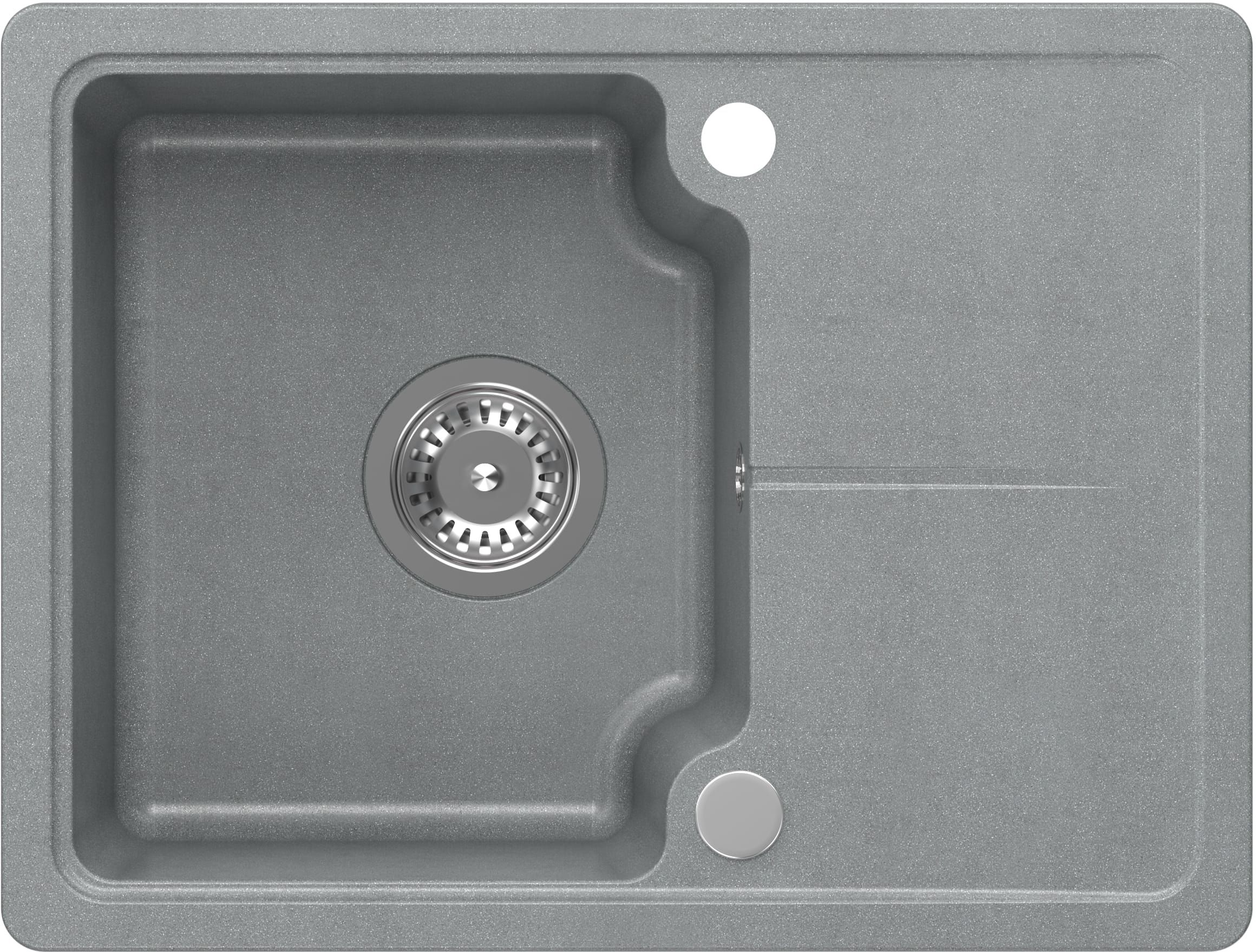 Quadron Baby Johnny zlewozmywak GraniteQ 58x44 cm szary HCQBJ5844SZK